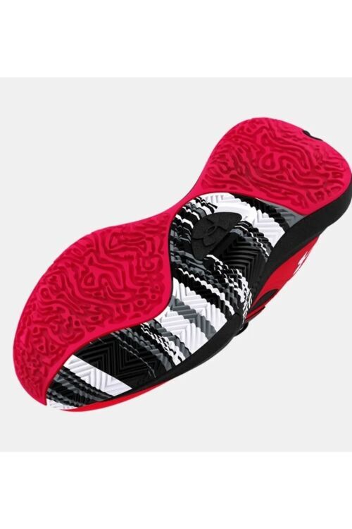 Under Armour UA GS Lockdown 6 KIRMIZI Çocuk Basketbol Ayakkabısı - 4