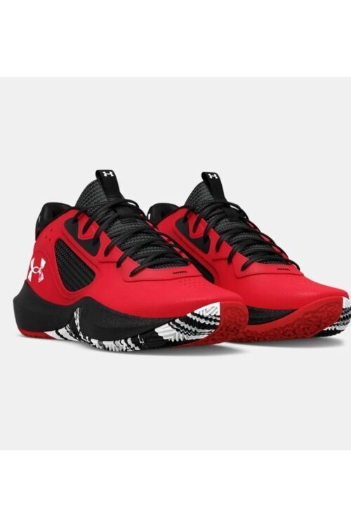 Under Armour UA GS Lockdown 6 KIRMIZI Çocuk Basketbol Ayakkabısı - 5