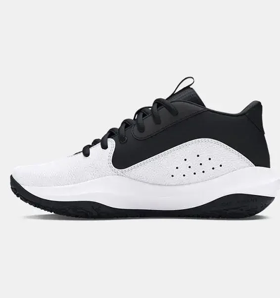 Under Armour UA GS Lockdown 7 BEYAZ Çocuk Basketbol Ayakkabısı - 4