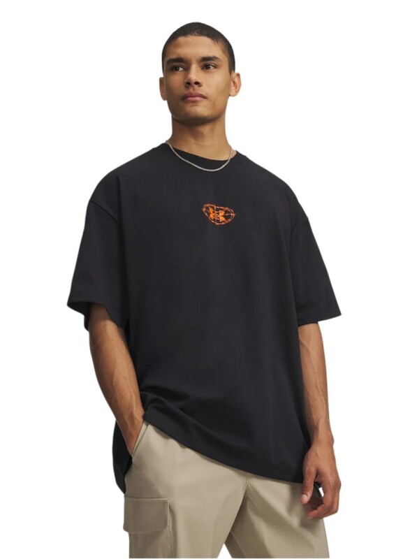 Under Armour UA Heavyweight Siyah Erkek Tshirt - Under Armour