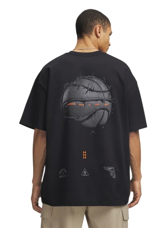 Under Armour UA Heavyweight Siyah Erkek Tshirt - Under Armour (1)