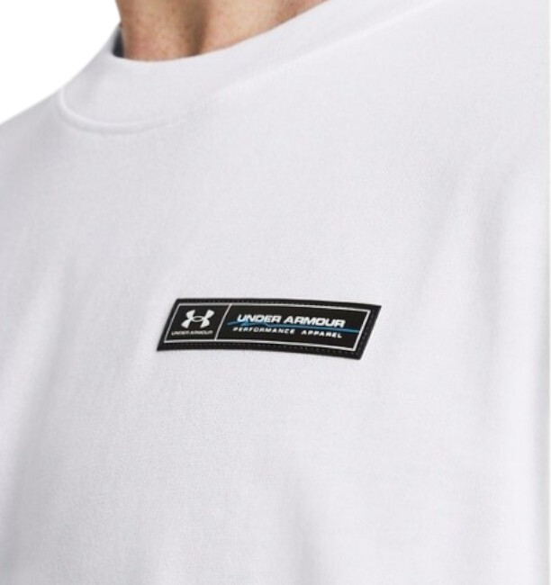 Under Armour UA HW Armour Label SS Beyaz Erkek Tshirt - 6