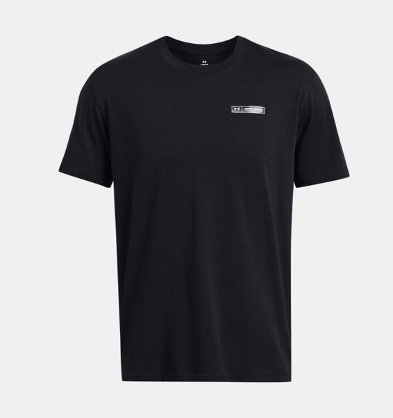 Under Armour UA HW Armour Label SS Siyah Erkek Tshirt - 3
