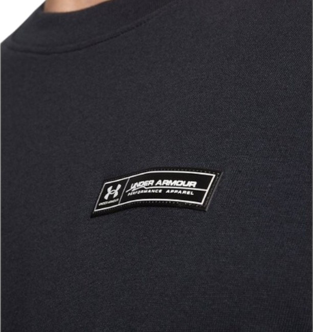 Under Armour UA HW Armour Label SS Siyah Erkek Tshirt - 5