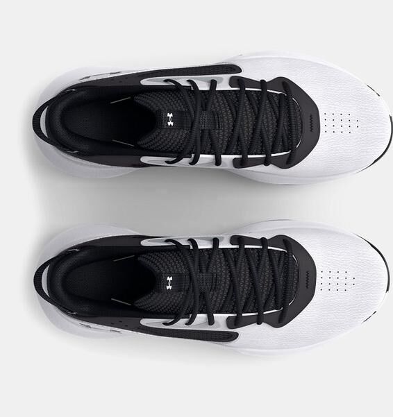 Under Armour UA Lockdown 6 BEYAZ Erkek Basketbol Ayakkabısı - 3