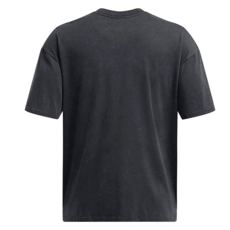 Under Armour UA M HW OS Logo Wash SS Siyah Erkek Tshirt - 4