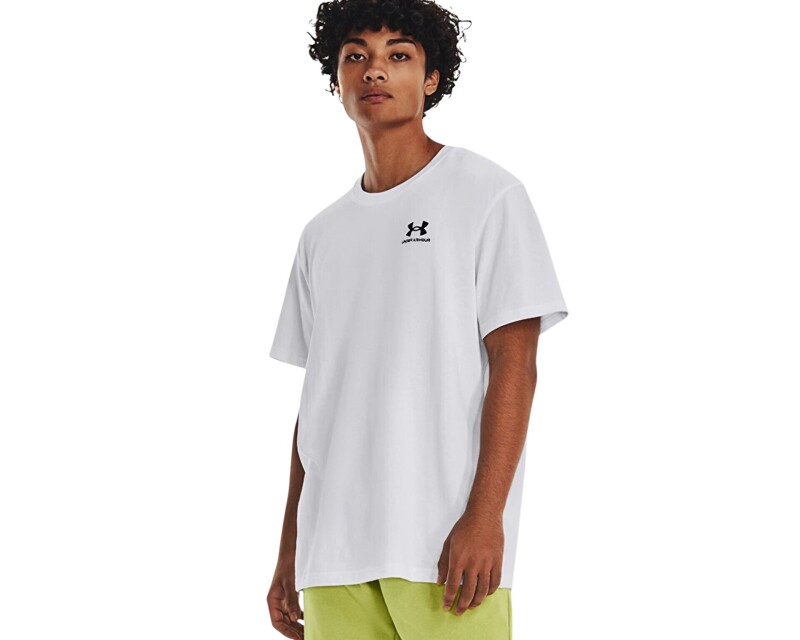 Under Armour UA M Logo Emb Heavyweight SS Beyaz Erkek Tshirt - 1