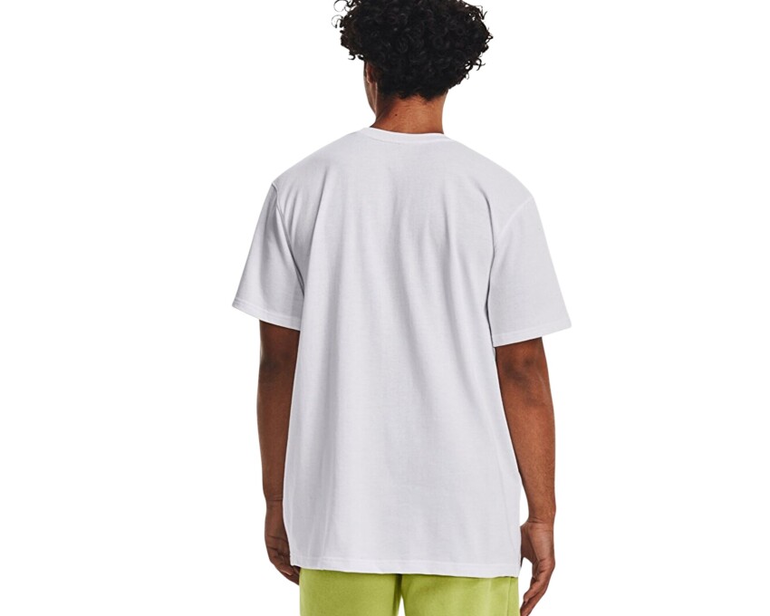 Under Armour UA M Logo Emb Heavyweight SS Beyaz Erkek Tshirt - 2