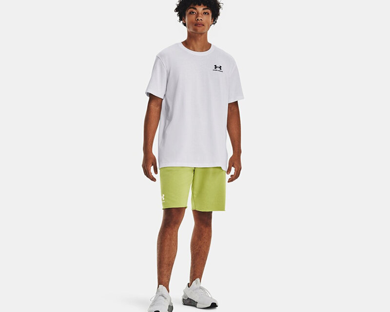 Under Armour UA M Logo Emb Heavyweight SS Beyaz Erkek Tshirt - 3