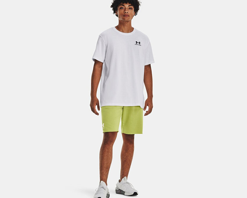 Under Armour UA M Logo Emb Heavyweight SS Beyaz Erkek Tshirt - 3