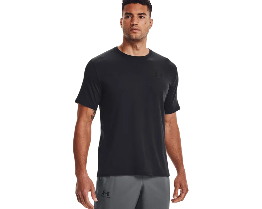 Under Armour UA M Sportstyle Lc SS Siyah Erkek Tshirt - 1