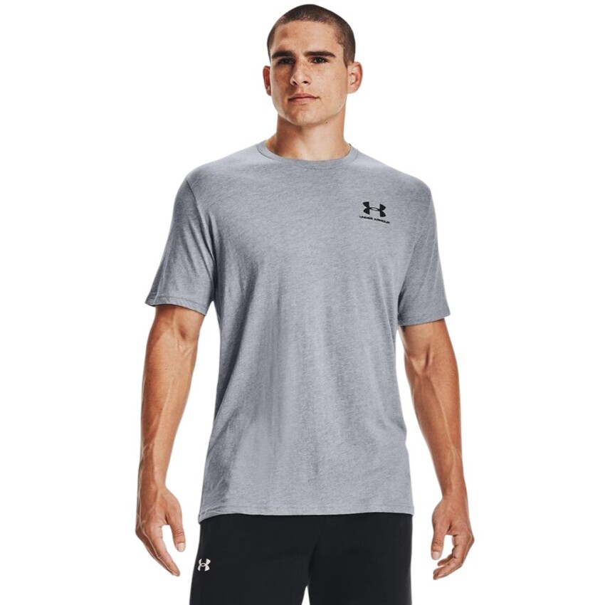 Under Armour UA M SportstyleLC SS Gri Erkek Tshirt - 1