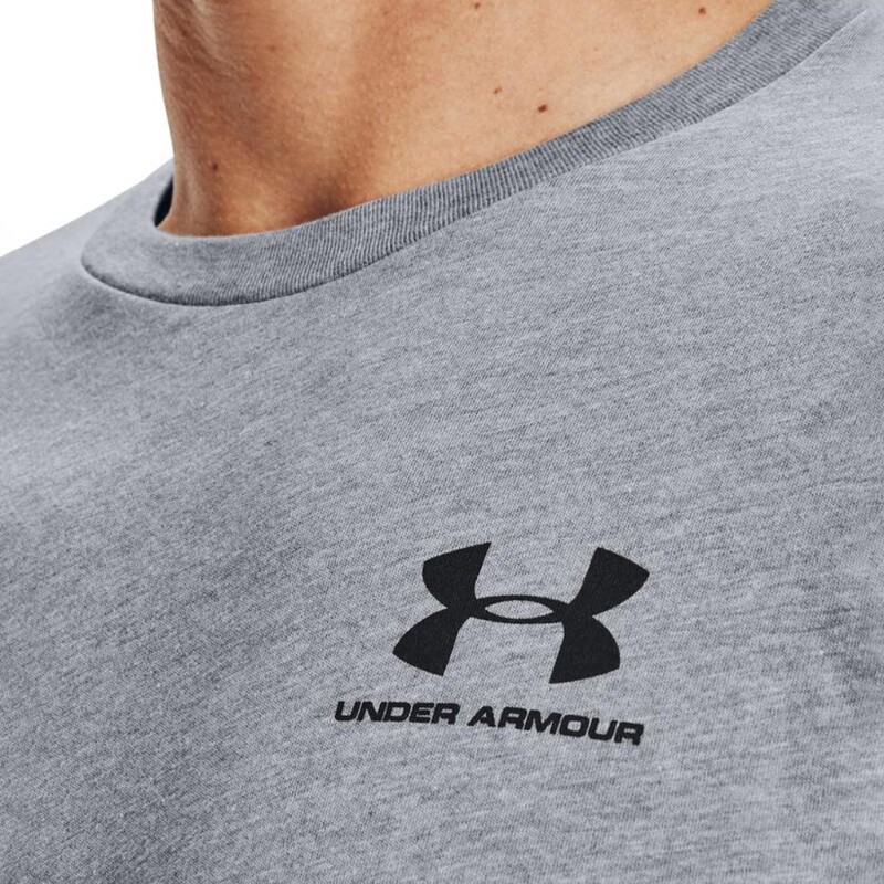 Under Armour UA M SportstyleLC SS Gri Erkek Tshirt - 4