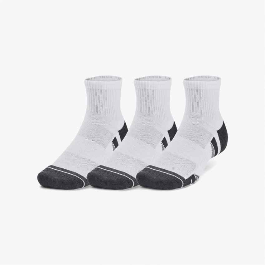 Under Armour UA Performance Tech Beyaz Unisex Çorap - 4