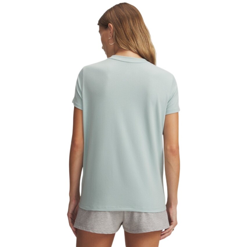 Under Armour UA Rival Core SS Mavi Kadın Tshirt - 2