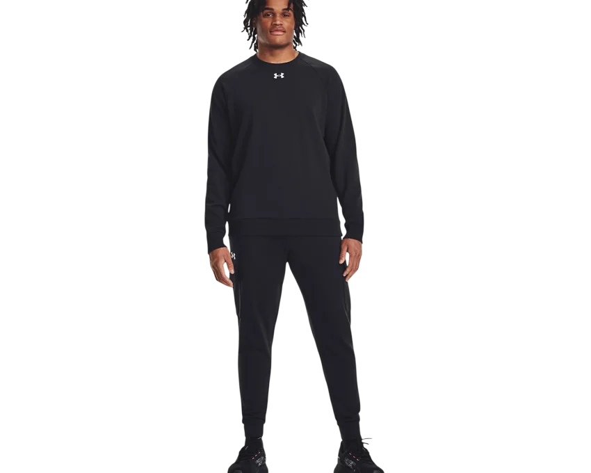 Under Armour UA Rival Fleece Crew SİYAH Erkek Sweatshirt - 3