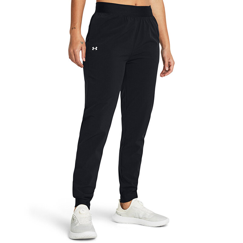 Under Armour UA Rival Hi Rise Woven Siyah Kadın Eşofman Altı - 1