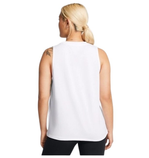 Under Armour UA Rival Muscle Tank Beyaz Kadın Atlet - 2