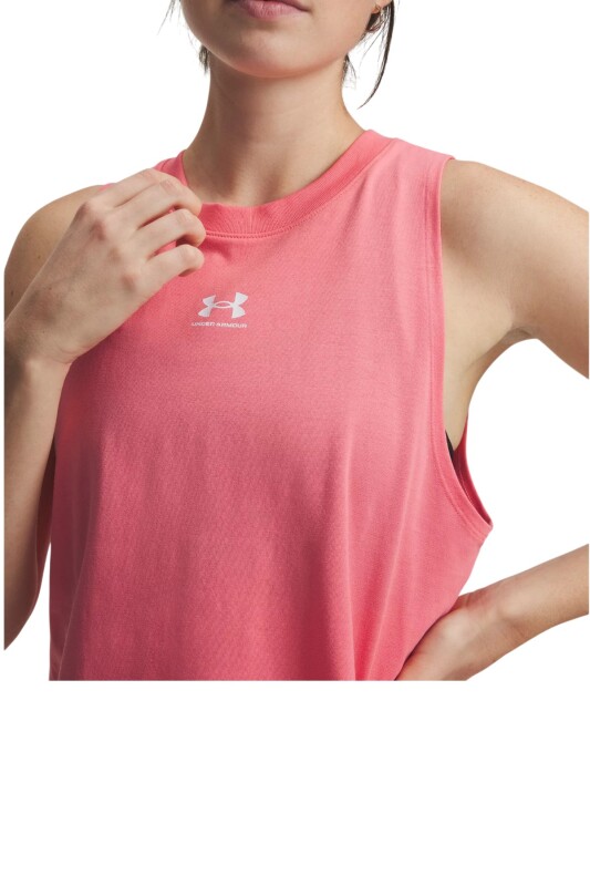 Under Armour UA Rival Muscle Tank Pembe Kadın Atlet - 3