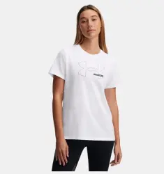 Under Armour UA Rival Outline SS Kadın Tshirt - 1