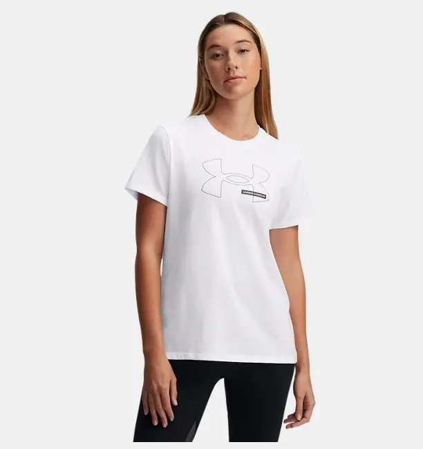 Under Armour UA Rival Outline SS Kadın Tshirt - 1