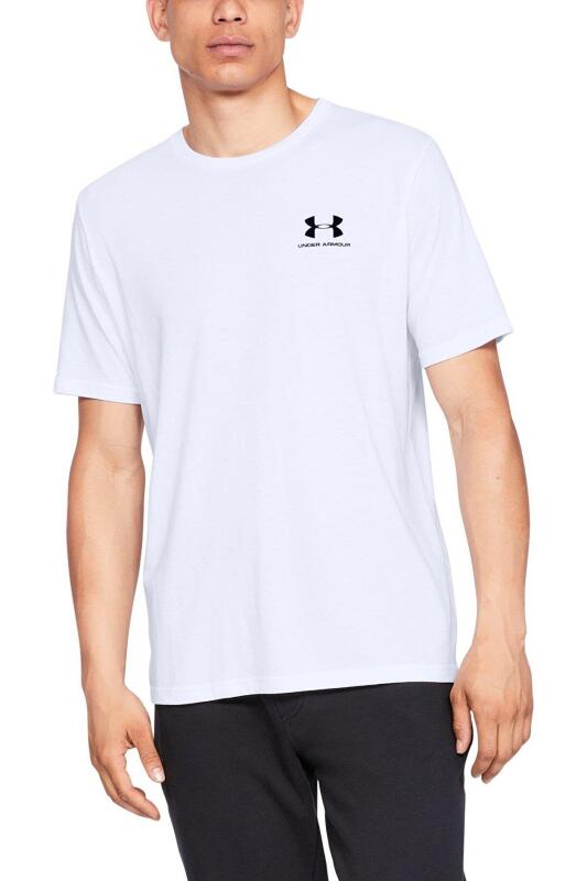 Under Armour UA SPORTSTYLE LC SS BEYAZ Erkek Tshirt 1326799-100 - 2