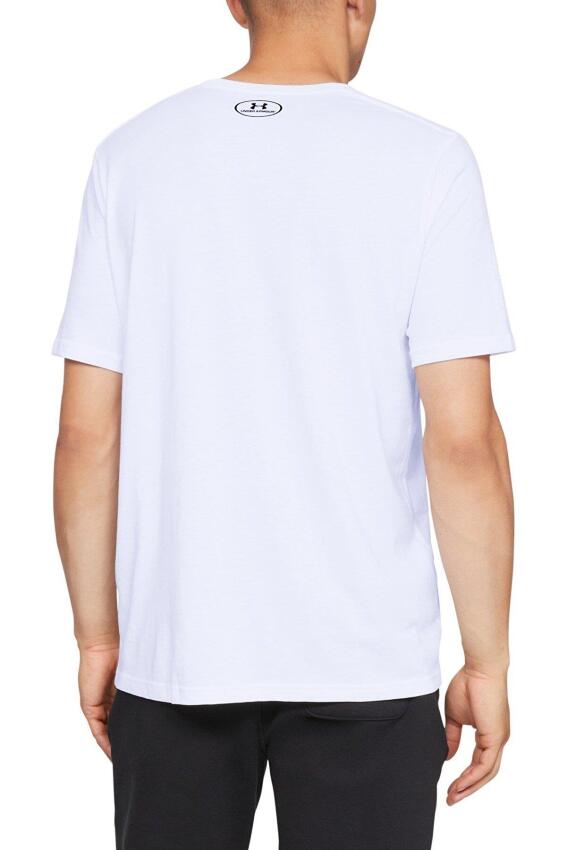 Under Armour UA SPORTSTYLE LC SS BEYAZ Erkek Tshirt 1326799-100 - 3