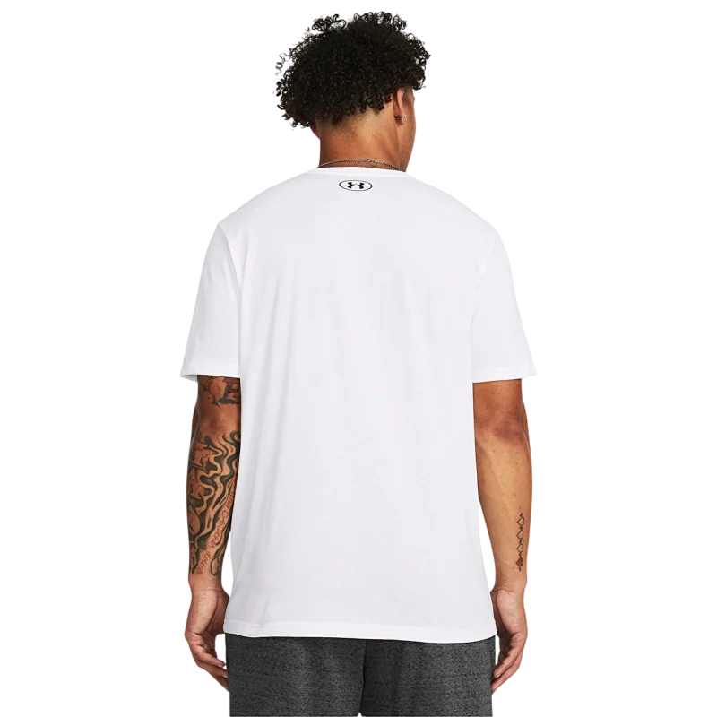 Under Armour UA Sportstyle Logo Update SS BEYAZ Erkek Tshirt - 2