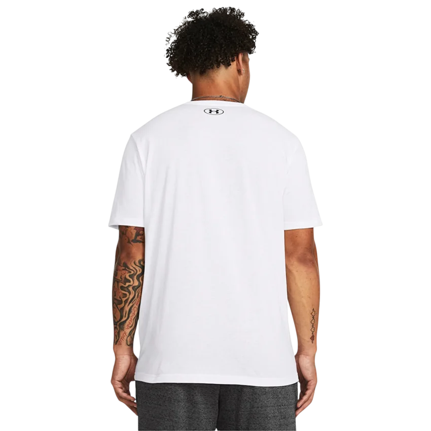 Under Armour UA Sportstyle Logo Update SS BEYAZ Erkek Tshirt - 2