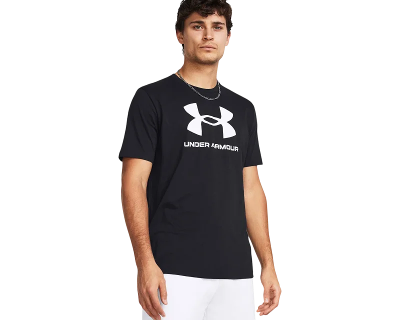 Under Armour UA Sportstyle Logo Update SS SİYAH Erkek Tshirt - 1