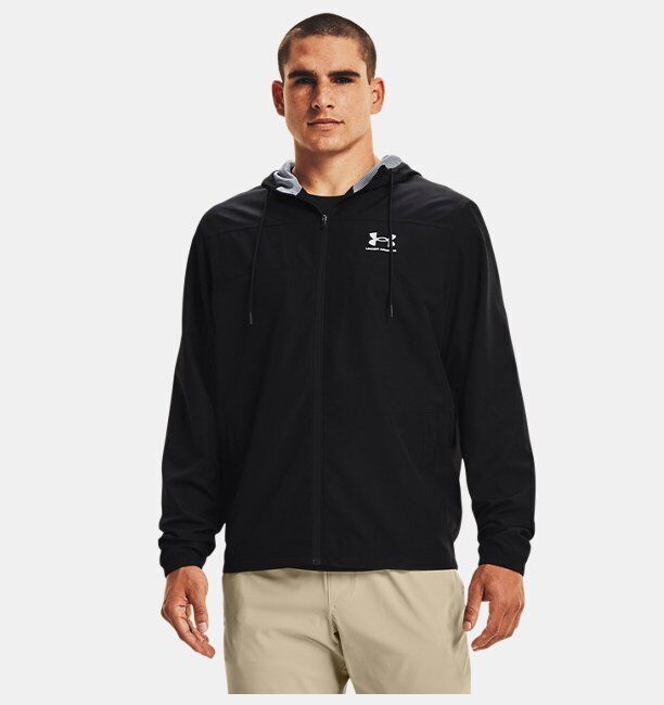 Under Armour UA Sportstyle Windbreaker SİYAH Erkek Eşofman Üstü - 1