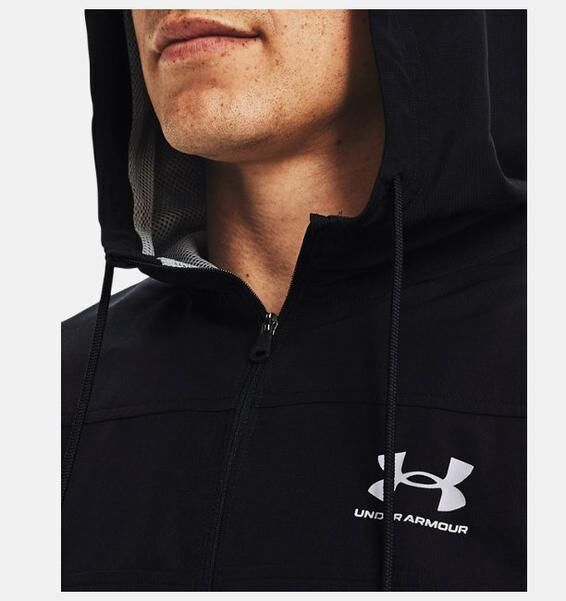 Under Armour UA Sportstyle Windbreaker SİYAH Erkek Eşofman Üstü - 5