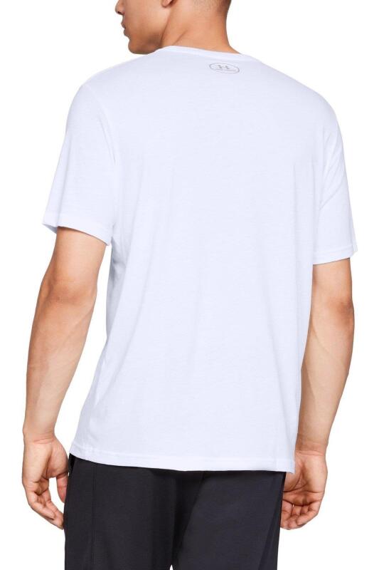 Under Armour UA TEAM ISSUE WORDMARK SS BEYAZ Erkek Tshirt 1329582-100 - 2