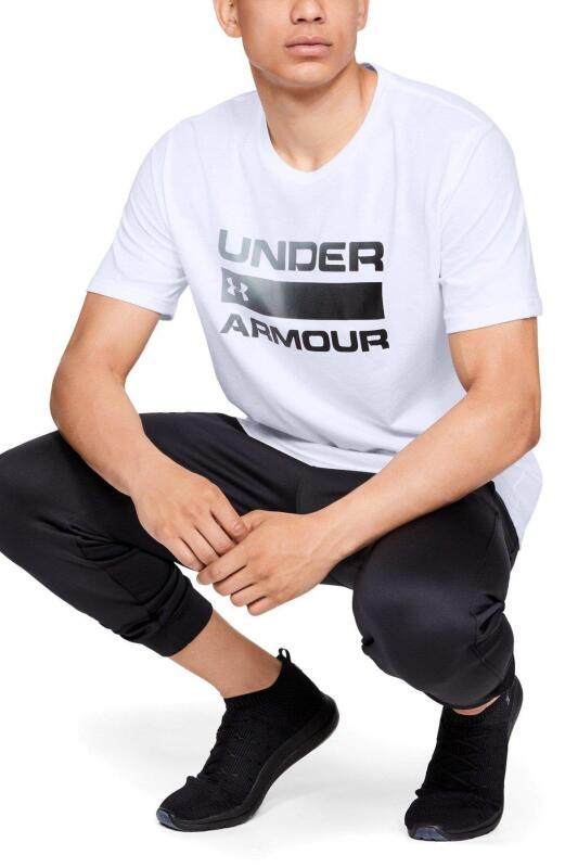Under Armour UA TEAM ISSUE WORDMARK SS BEYAZ Erkek Tshirt 1329582-100 - 3