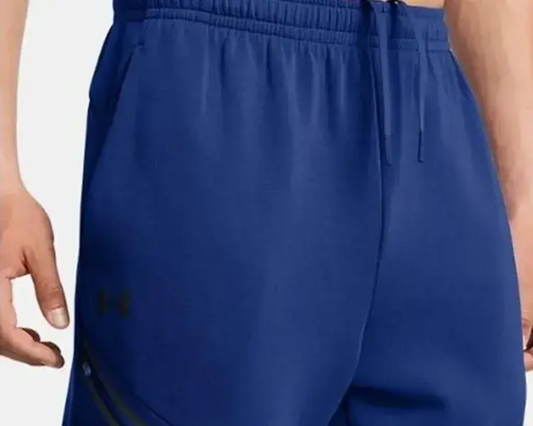 Under Armour UA Unstoppable Flc Jgr EU Mavi Erkek Eşofman Altı - 4