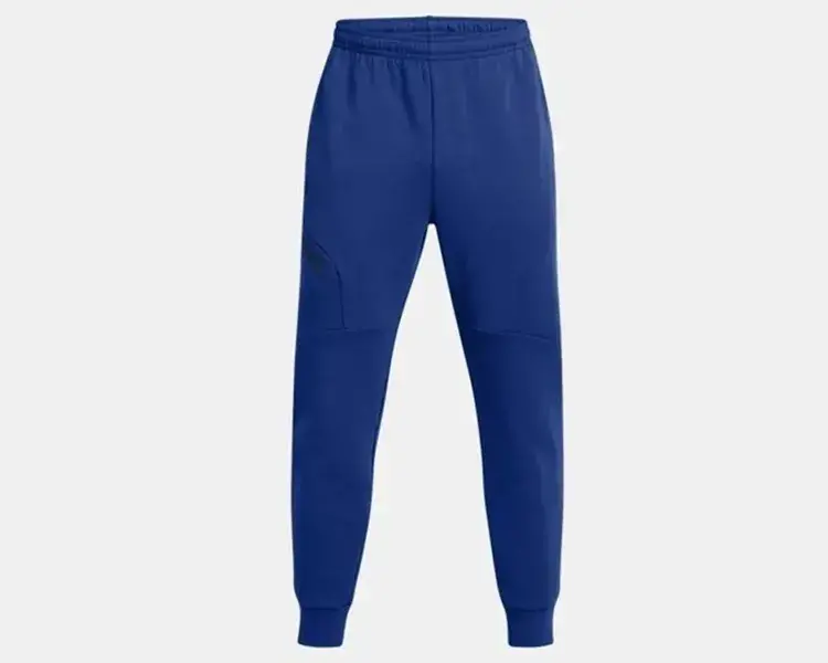 Under Armour UA Unstoppable Flc Jgr EU Mavi Erkek Eşofman Altı - 5
