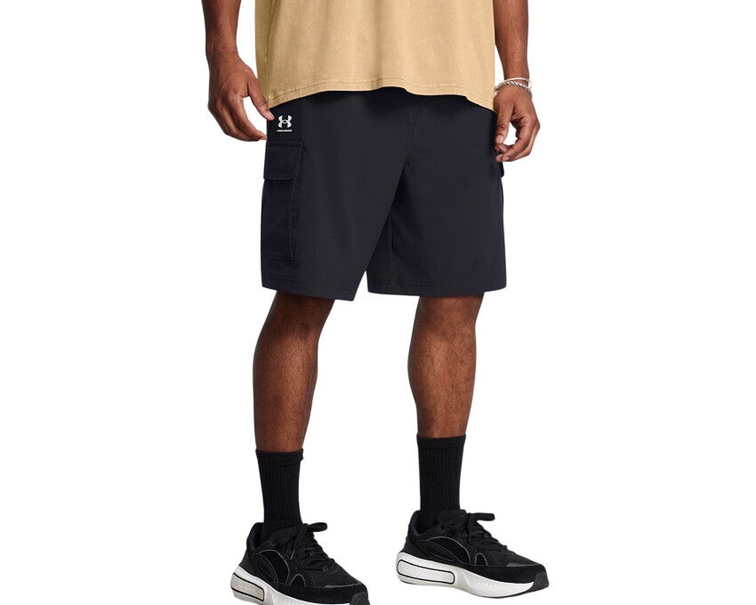 Under Armour UA Vibe Woven Cargo Short Siyah Erkek Şort - 1