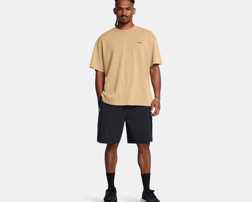 Under Armour UA Vibe Woven Cargo Short Siyah Erkek Şort - 3