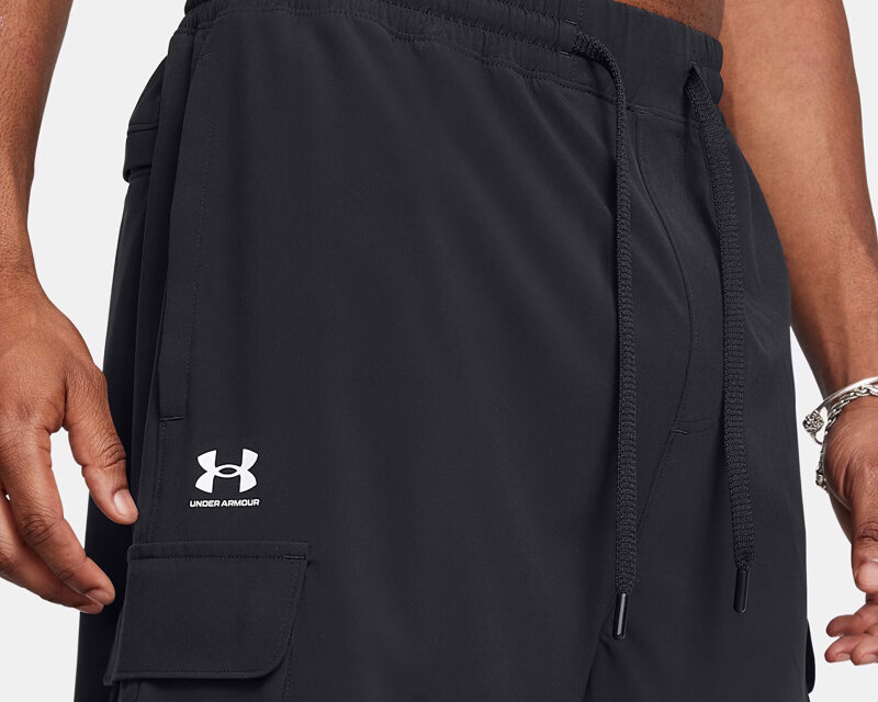 Under Armour UA Vibe Woven Cargo Short Siyah Erkek Şort - 4
