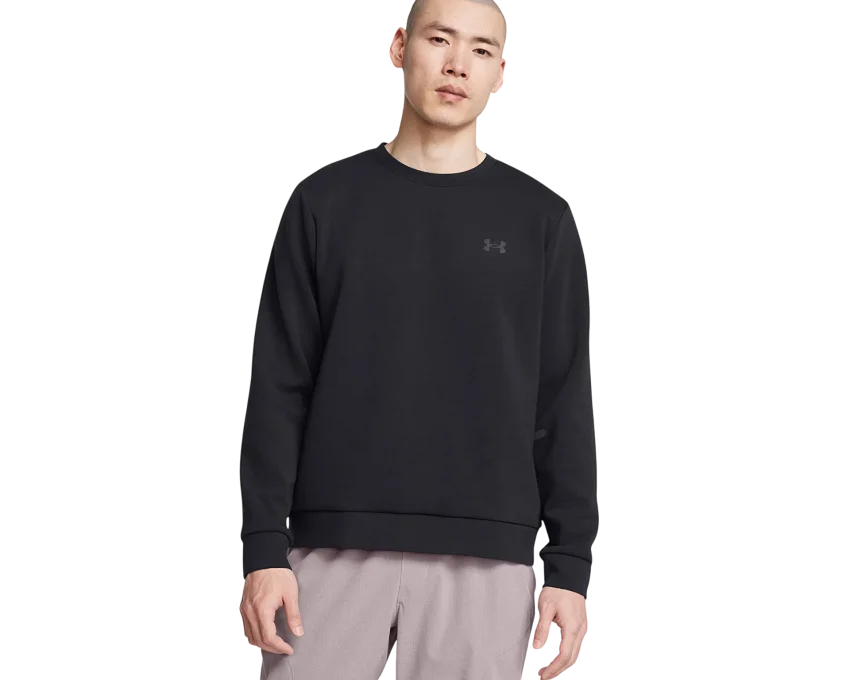 Under Armour Unstoppable Flc Crew EU Siyah Erkek Sweatshirt - 1