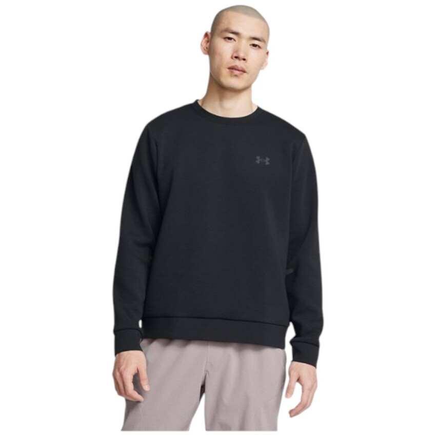 Under Armour Unstoppable Flc Crew EU Siyah Erkek Sweatshirt - 1