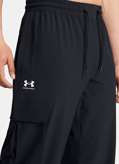 Under Armour Vibe Woven Cargo Pants Siyah Erkek Eşofman Altı - 4