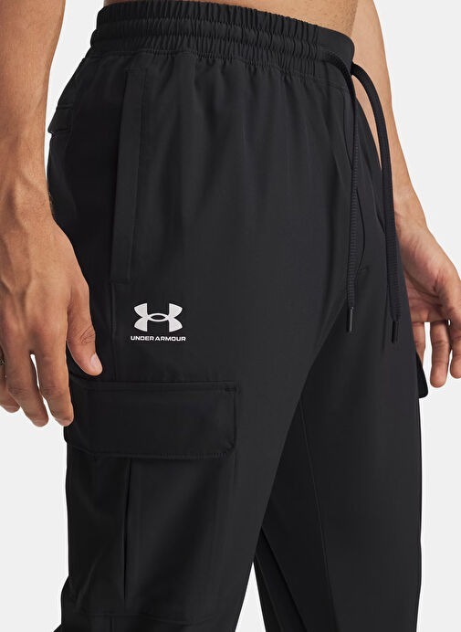 Under Armour Vibe Woven Cargo Pants Siyah Erkek Eşofman Altı - 5
