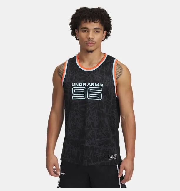 Under Armour Zone Pro Mesh Tank Printed Erkek Atlet - 1