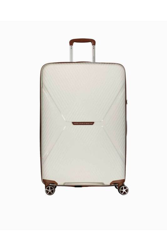 United Colors Of Benetton Trolley 50 Cm Beyaz Unisex Valiz - United Colors Of Benetton
