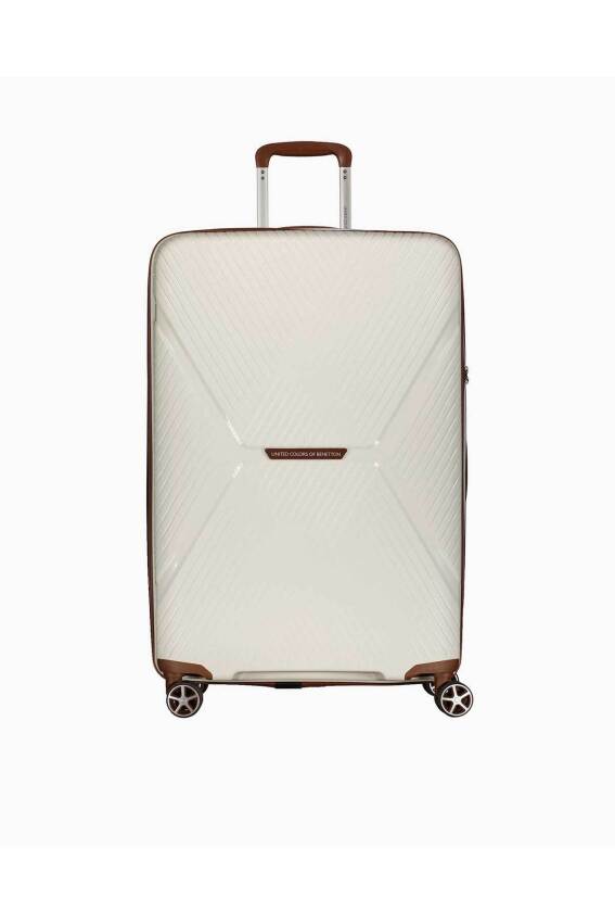 United Colors Of Benetton Trolley 50 Cm Beyaz Unisex Valiz - 1