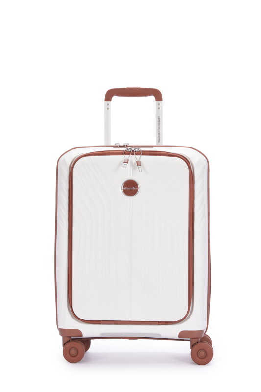 United Colors Of Benetton Trolley 50 Cm Unisex Beyaz Valiz - United Colors Of Benetton