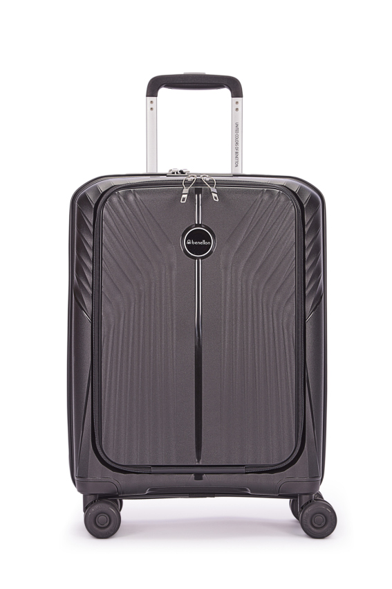 United Colors Of Benetton Trolley 50 Cm Unisex Siyah Valiz - 1