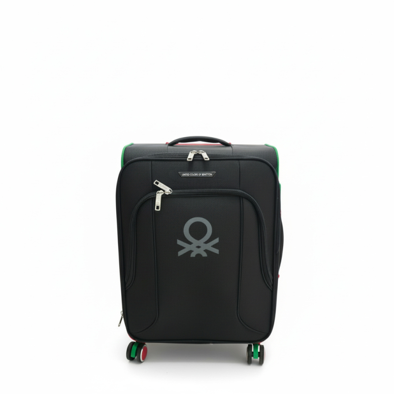 United Colors Of Benetton Trolley 60 Cm Siyah Unisex Valiz - United Colors Of Benetton