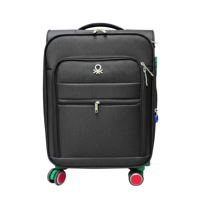 United Colors Of Benetton Trolley 60 Cm Siyah Unisex Valiz - 1